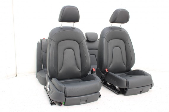 AUDI A5 SPORTBACK FOTELE SIEDZENIA KOMPLET FOTELI 8T FL LIFT N5W Leder Milano fotel siedzenie tapicerka kanapa SKÓRA wentylowane