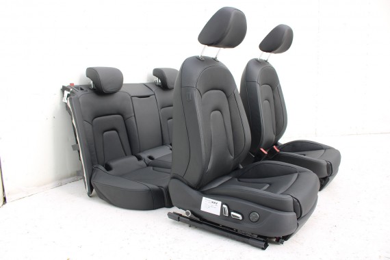 AUDI A5 SPORTBACK FOTELE SIEDZENIA KOMPLET FOTELI 8T FL LIFT N5W Leder Milano fotel siedzenie tapicerka kanapa SKÓRA wentylowane