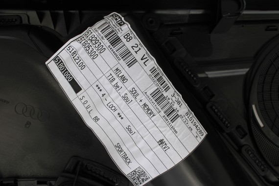 AUDI A5 SPORTBACK FOTELE SIEDZENIA KOMPLET FOTELI 8T FL LIFT N5W Leder Milano fotel siedzenie tapicerka kanapa SKÓRA wentylowane