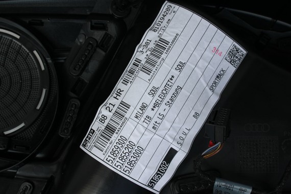 AUDI A5 SPORTBACK FOTELE SIEDZENIA KOMPLET FOTELI 8T FL LIFT N5W Leder Milano fotel siedzenie tapicerka kanapa SKÓRA wentylowane