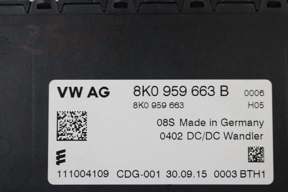 AUDI SEAT SKODA STABILIZATOR NAPIĘCIA 8K0959663B 8K0959663 8K0 959 663 B 8K0 959 663 8K0959663F 8K0959663F 8K0959663B 8K0959663B