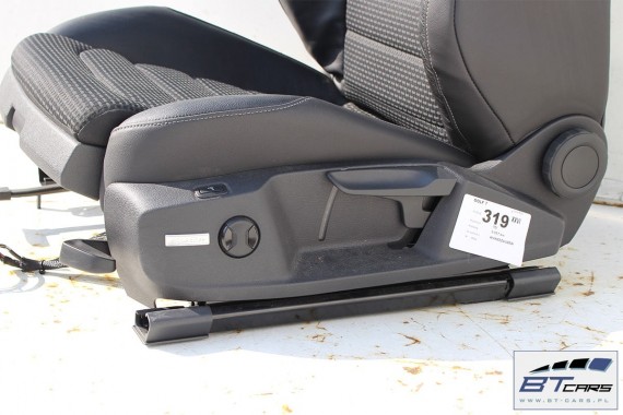 VW GOLF 7 VII FOTELE KOMPLET FOTELI siedzeń siedzenia fotel tapicerka 5G 5G4 5G0 skóra kolor czarny 5-drzwiowe drzwi + masaże