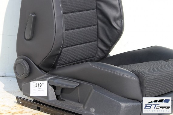 VW GOLF 7 VII FOTELE KOMPLET FOTELI siedzeń siedzenia fotel tapicerka 5G 5G4 5G0 skóra kolor czarny 5-drzwiowe drzwi + masaże