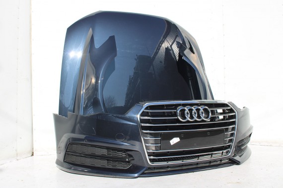 AUDI A6 FL LIFT PRZÓD maska błotniki zderzak pas przedni lampy wzmocnienie FULL LED 4G 2015- W1W1 LX5R
