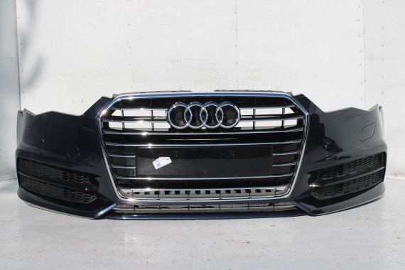 AUDI A6 FL LIFT PRZÓD maska błotniki zderzak pas przedni lampy wzmocnienie FULL LED 4G 2015- W1W1 LX5R