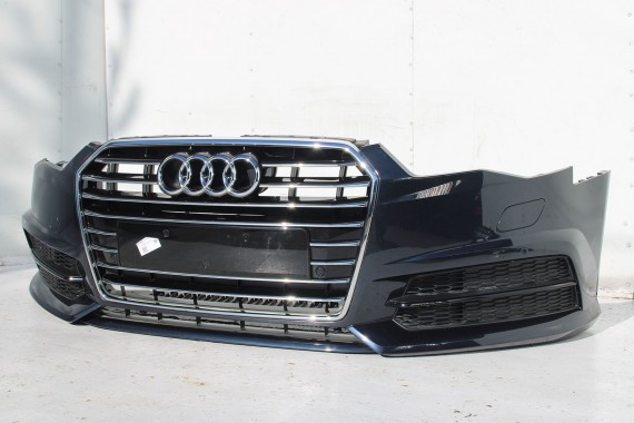 AUDI A6 FL LIFT PRZÓD maska błotniki zderzak pas przedni lampy wzmocnienie FULL LED 4G 2015- W1W1 LX5R