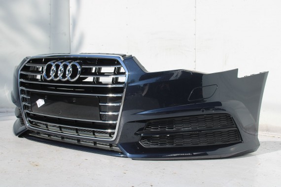 AUDI A6 FL LIFT PRZÓD maska błotniki zderzak pas przedni lampy wzmocnienie FULL LED 4G 2015- W1W1 LX5R