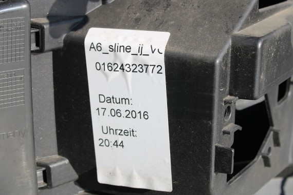 AUDI A6 FL LIFT PRZÓD maska błotniki zderzak pas przedni lampy wzmocnienie FULL LED 4G 2015- W1W1 LX5R