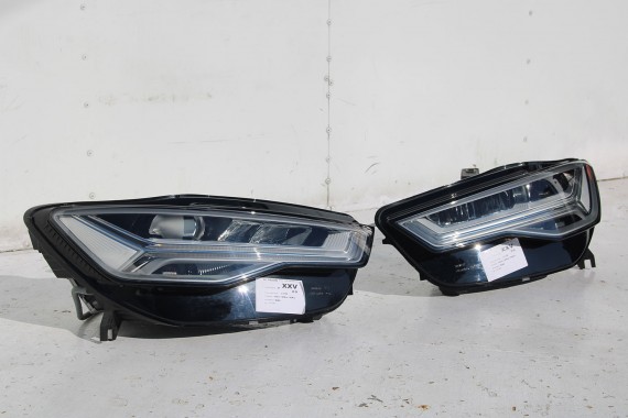 AUDI A6 FL LIFT PRZÓD maska błotniki zderzak pas przedni lampy wzmocnienie FULL LED 4G 2015- W1W1 LX5R