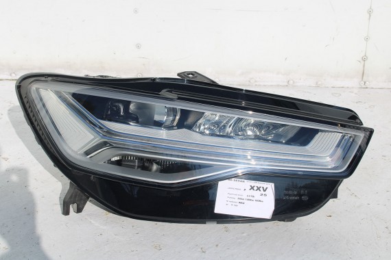 AUDI A6 FL LIFT PRZÓD maska błotniki zderzak pas przedni lampy wzmocnienie FULL LED 4G 2015- W1W1 LX5R