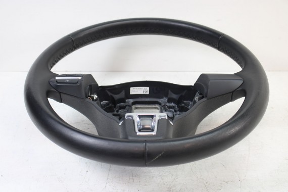 VW POLO FL KIEROWNICA 6R0419091F 6R0 419 091 F skóra multifunkcja czujnik drgań 6R LIFT E74 - czarny wielofunkcyjna 6R0419091F