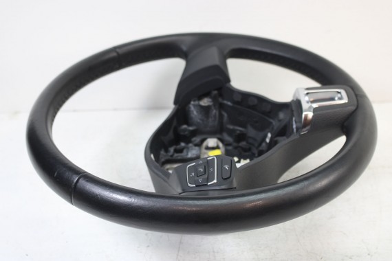 VW POLO FL KIEROWNICA 6R0419091F 6R0 419 091 F skóra multifunkcja czujnik drgań 6R LIFT E74 - czarny wielofunkcyjna 6R0419091F