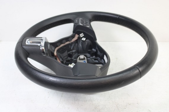 VW POLO FL KIEROWNICA 6R0419091F 6R0 419 091 F skóra multifunkcja czujnik drgań 6R LIFT E74 - czarny wielofunkcyjna 6R0419091F