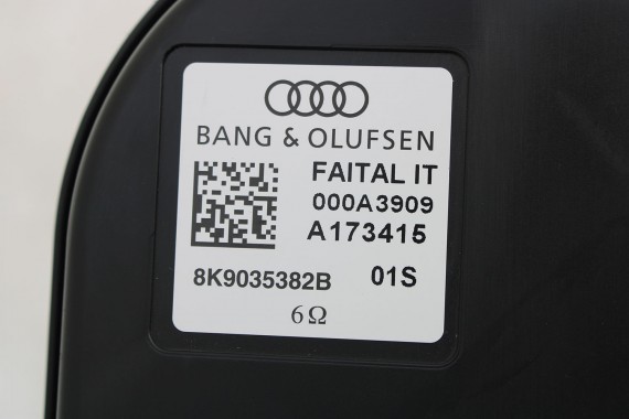 AUDI A5 SPORTBACK GŁOŚNIKI BANG & OLUFSEN 8T8 8T 8T1035223A8K0035411A 8T0035415B 8T0035416 8T0035397A 8K9035382A 8K9035709