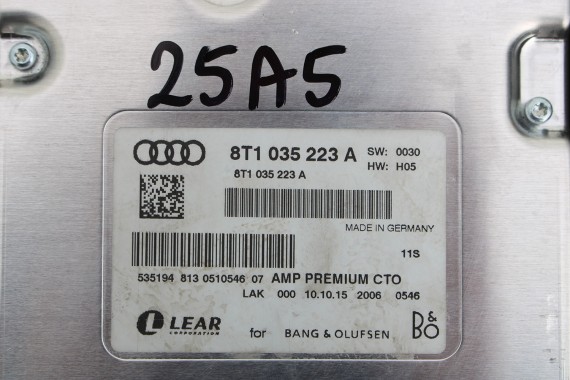 AUDI A5 SPORTBACK GŁOŚNIKI BANG & OLUFSEN 8T8 8T 8T1035223A 8K0035411A 8T0035415B 8T0035416 8T0035397A 8K9035382A 8K9035709