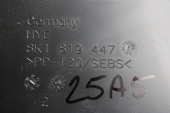 AUDI A4 A5 PODSZYBIE PLASTIKOWE WYCIERACZEK RAMION 8K B8 8K1819403 8K1819447 8K1 819 403 8K1819403 8K1819447 8K1819403 8K1819447