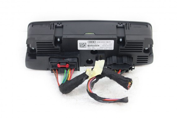 AUDI A6 S6 A7 PANEL KLIMATYZACJI TYŁ 4G0919158R moduł sterownik nawiewu klimy 4G0 919 158 4G C7 4G0919158R 4G0919158R 4G0919158R