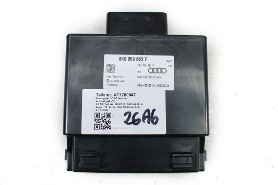 AUDI SKODA STABILIZATOR NAPIĘCIA 8K0959663F 8K0959663 8K0 959 663 8K0959663B 8K0959663F 8K0959663 8K0959663F 8K0959663 8K0959663