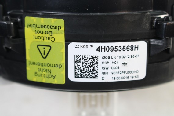 AUDI A6 A7 A8 TAŚMA AIR BAG 4H0953568H 4H0953568A 4H0953568G 4H0953568B 4H0 953 568 H pierścień 4H0953568A 4H0953568G 4H0953568B