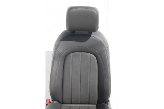 AUDI A6 4G FOTELE KOMPLET FOTELI siedzeń siedzenia fotel tapicerka skóra kolor czarny FL LIFT kanapa siedzisko oparcie fotel C7