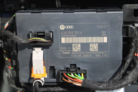 AUDI A6 4G FOTELE KOMPLET FOTELI siedzeń siedzenia fotel tapicerka skóra kolor czarny FL LIFT kanapa siedzisko oparcie fotel C7