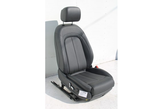 AUDI A6 4G FOTELE KOMPLET FOTELI siedzeń siedzenia fotel tapicerka skóra kolor czarny FL LIFT kanapa siedzisko oparcie fotel C7