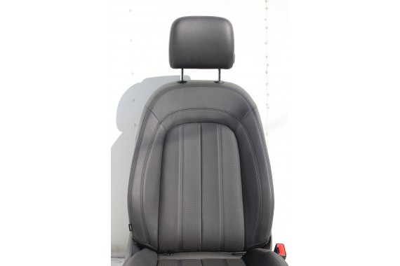 AUDI A6 4G FOTELE KOMPLET FOTELI siedzeń siedzenia fotel tapicerka skóra kolor czarny FL LIFT kanapa siedzisko oparcie fotel C7
