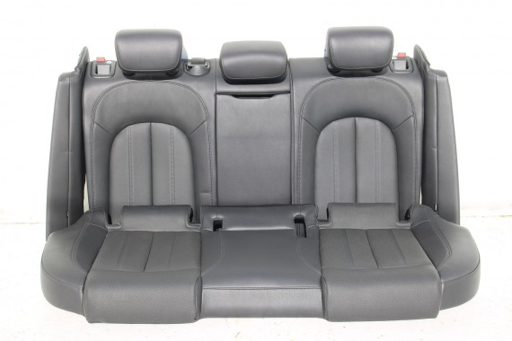 AUDI A6 4G FOTELE KOMPLET FOTELI siedzeń siedzenia fotel tapicerka skóra kolor czarny FL LIFT kanapa siedzisko oparcie fotel C7