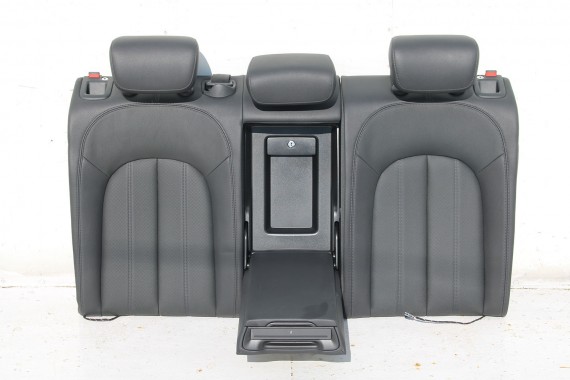 AUDI A6 4G FOTELE KOMPLET FOTELI siedzeń siedzenia fotel tapicerka skóra kolor czarny FL LIFT kanapa siedzisko oparcie fotel C7