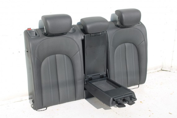 AUDI A6 4G FOTELE KOMPLET FOTELI siedzeń siedzenia fotel tapicerka skóra kolor czarny FL LIFT kanapa siedzisko oparcie fotel C7