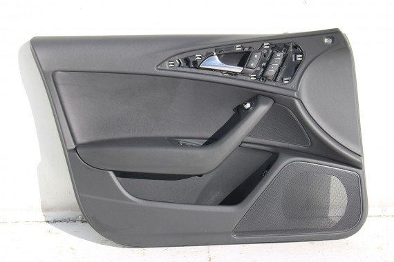 AUDI A6 4G FOTELE KOMPLET FOTELI siedzeń siedzenia fotel tapicerka skóra kolor czarny FL LIFT kanapa siedzisko oparcie fotel C7