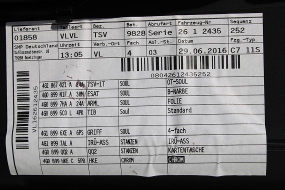 AUDI A6 4G FOTELE KOMPLET FOTELI siedzeń siedzenia fotel tapicerka skóra kolor czarny FL LIFT kanapa siedzisko oparcie fotel C7