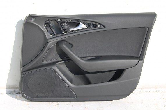 AUDI A6 4G FOTELE KOMPLET FOTELI siedzeń siedzenia fotel tapicerka skóra kolor czarny FL LIFT kanapa siedzisko oparcie fotel C7