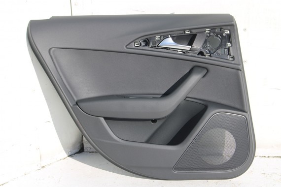 AUDI A6 4G FOTELE KOMPLET FOTELI siedzeń siedzenia fotel tapicerka skóra kolor czarny FL LIFT kanapa siedzisko oparcie fotel C7