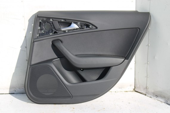 AUDI A6 4G FOTELE KOMPLET FOTELI siedzeń siedzenia fotel tapicerka skóra kolor czarny FL LIFT kanapa siedzisko oparcie fotel C7