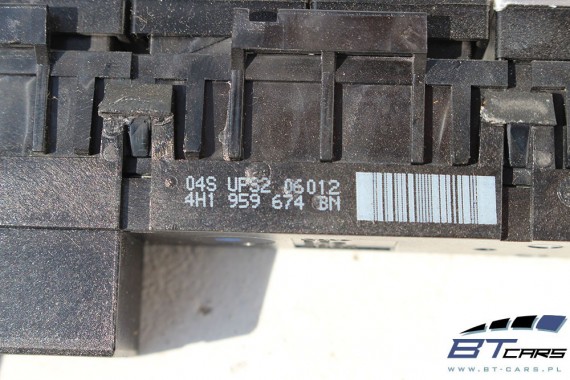 AUDI A8 PRZEŁĄCZNIK PRZYCISK WŁĄCZNIK KONSOLI PANEL 4H1959673R 4H0820911 4H1959674BN 4H0820911 z przyciskami 4H1959673 4H1959674