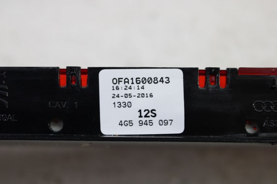 AUDI A6 SEDAN LAMPA LAMPKA ŚWIATŁO STOPU TYŁ 4G5945097 4G5 945 097 4G 4G0 C7 dodatkowe A3 SEDAN 8V5 FL LIFT 4G5945097 4G5945097