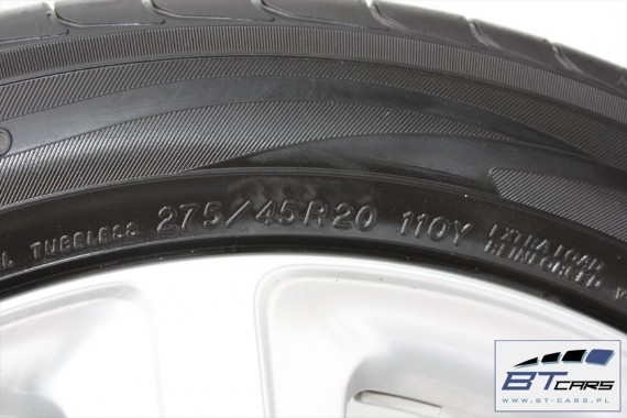 AUDI Q7 FELGI 20 cali KOŁA 4L0601025H 4L0601025AM felga OPONY 9J*20H2 ET60 opona YOKOHAMA ADVAN SPORT 275/45/20 110Y 4L