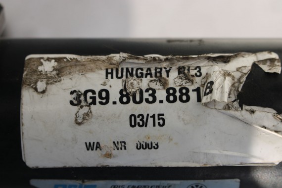 VW PASSAT B8 KOMBI BELKA ZDERZAKA 3G9803881B hak holowniczy 3G9 803 881 B Avant VARIANT