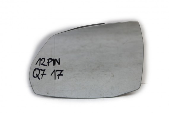 AUDI Q7 WKŁAD LUSTERKA PODGRZEWANEGO 4M0857535B 4M 4M0 857 535 B lewe strona lewa kierowcy SZKŁO 4M0857535B 80A857535B 4M0857535