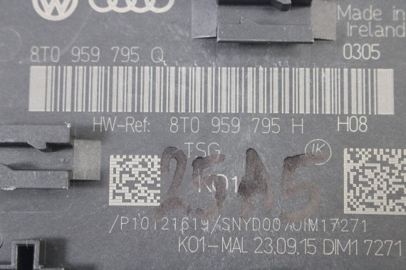 AUDI A4 A5 MODUŁ STEROWNIK DRZWI 8T0959793P 8T0959792P 8T0959795Q 8T0959793Q  8T0959792Q 8T0959793P 8T0959792P LIFT 8K 8T0959793