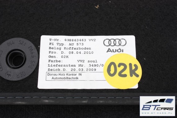 AUDI A7 BOCZEK + DYWAN BAGAŻNIKA 4G8863887A 4G8863888A 4G8863471 4G8863463 4G boczki bagażnik tapicerka 4G8863887A 4G8863888A
