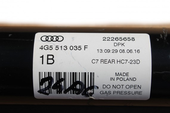 AUDI A6 4G AMORTYZATOR 4G5513035F TELESKOP tył amory mcpherson tylny 2 szt. amor 4G5 513 035 SEDAN  LIFT C7 8K0511115 4G5513035