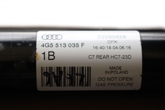 AUDI A6 4G AMORTYZATOR 4G5513035F TELESKOP tył amory mcpherson tylny 2 szt. amor 4G5 513 035 SEDAN  LIFT C7 8K0511115 4G5513035