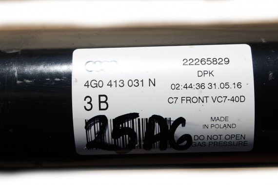 AUDI A6 4G AMORTYZATOR 4G0413031N TELESKOP PRZÓD amory mcpherson przedni 2 szt. amor 4G0413031N 4G0413031N 4G0413031 8K0411105