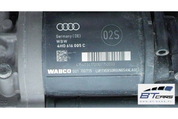 AUDI A8 KOMPRESOR SPRĘŻARKA ZAWIESZENIA 4H0616005C 4H0 616 005 C 4H D4 agregat pompa 4H0616005D 4H0616005B 4H0616005 4H0616005C