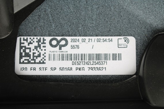 BMW iX i20 ZDERZAK PRZEDNI PRZÓD M pakiet Kolor: 300 Alpinweiss 3 Biały M POWER  51117933621 7983621 9879666 9879665 9492524