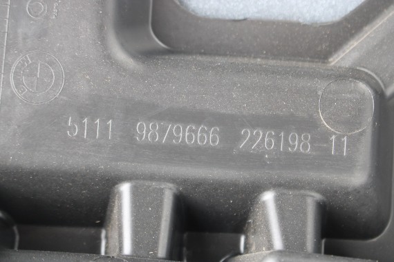 BMW iX i20 ZDERZAK PRZEDNI PRZÓD M pakiet Kolor: 300 Alpinweiss 3 Biały M POWER  51117933621 7983621 9879666 9879665 9492524