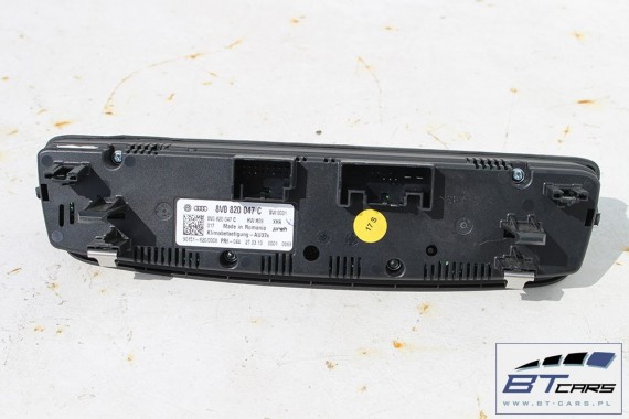 AUDI A3 PANEL KLIMATYZACJI KLIMY 8V0820047C 8V0 820 047 C 8V0820047C moduł sterownik nawiewu 8V 8V0820047C 8V0820047E 8V0820047