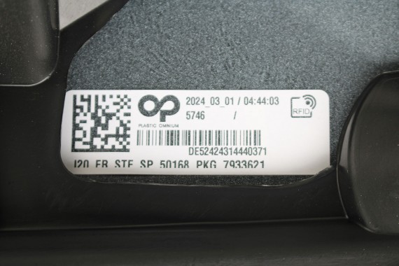 BMW iX i20 ZDERZAK PRZEDNI PRZÓD M pakiet Kolor: 300 Alpinweiss 3 Biały 51117933621 5A0ABC9 9879665 9879666 9492524
